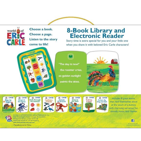 Me Reader Junior World of Eric Carle 8-Book Library & Electronic Reader PI Kids - Picture 10 of 12